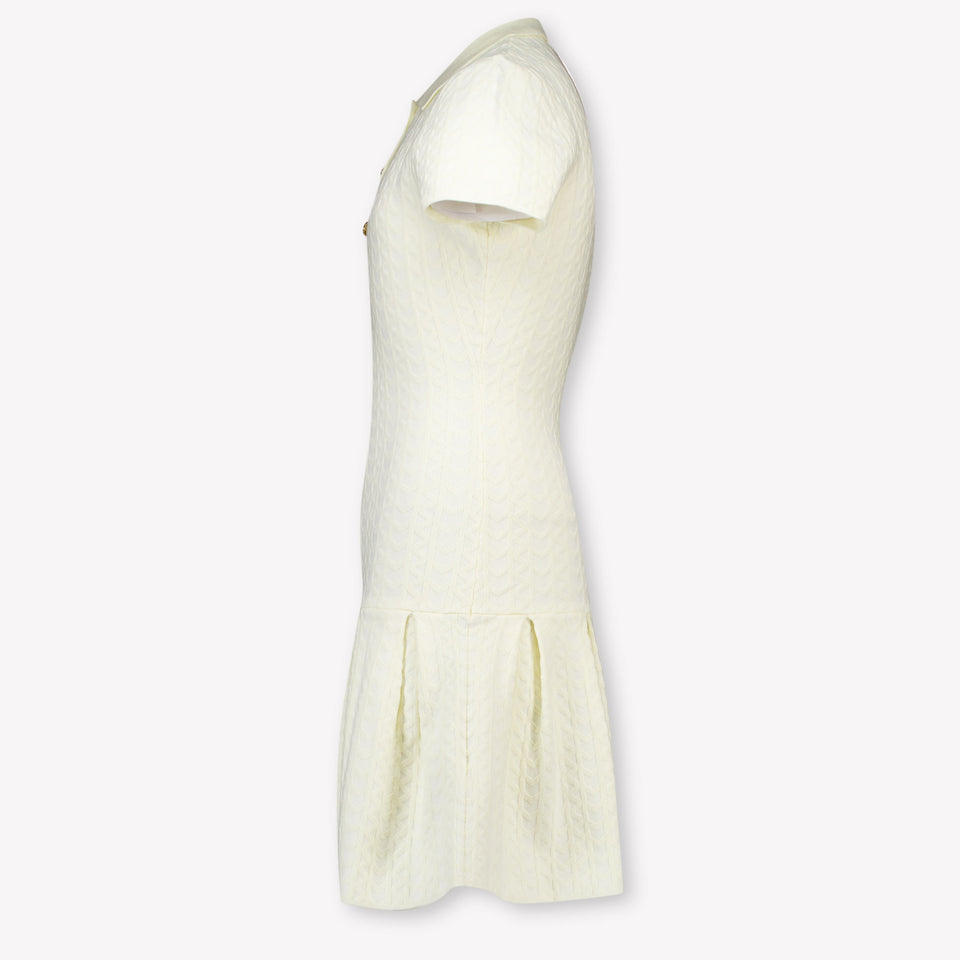 Michael Kors Kinder Meisjes Jurk In Ecru