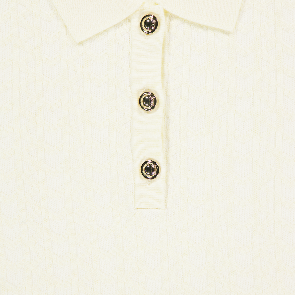 Michael Kors Kinder Meisjes Jurk In Ecru