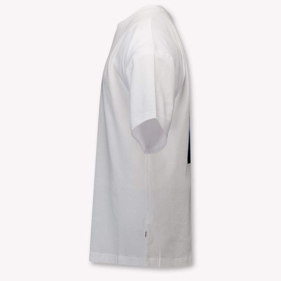Boss Kinder Jongens T-Shirt In Wit