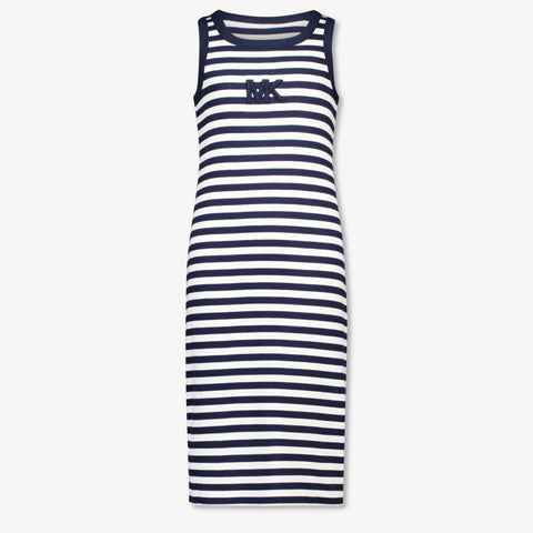 Michael Kors Kinder Meisjes Jurk In Navy