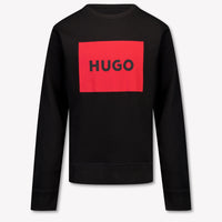 HUGO Kinder Jongens Trui In Zwart