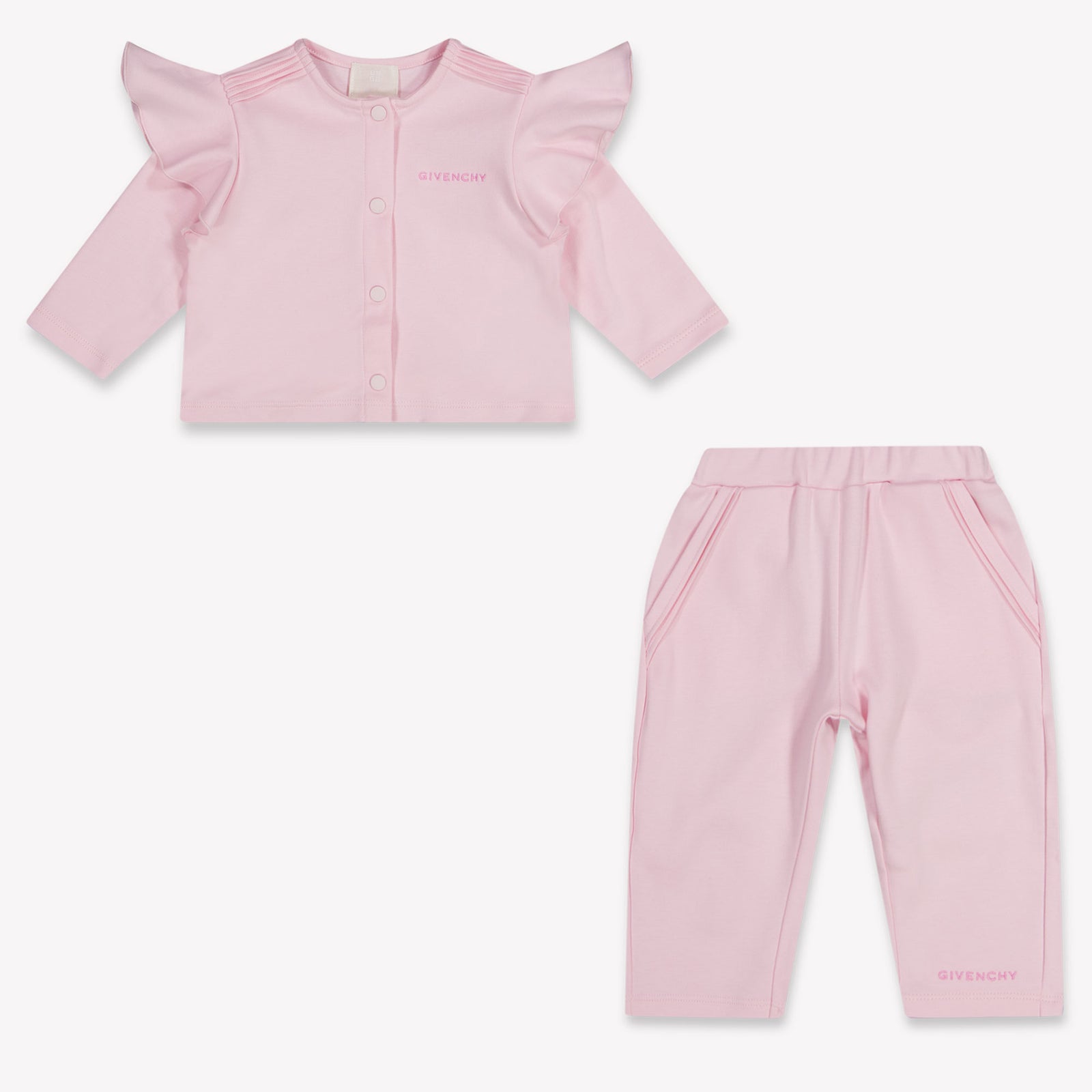 Givenchy Baby Meisjes Joggingpak In Licht Roze