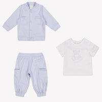 Givenchy Baby Jongens Joggingpak In Licht Blauw