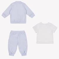 Givenchy Baby Jongens Joggingpak In Licht Blauw