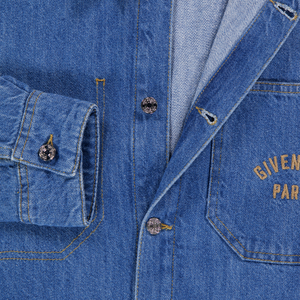 Givenchy Kinder Jongens Blouse In Blauw