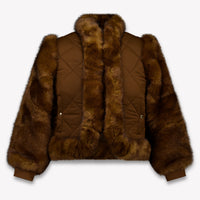 Chloe Kinder Meisjes Faux Fur Jassen In Bruin