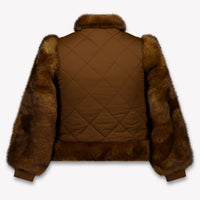Chloe Kinder Meisjes Faux Fur Jassen In Bruin