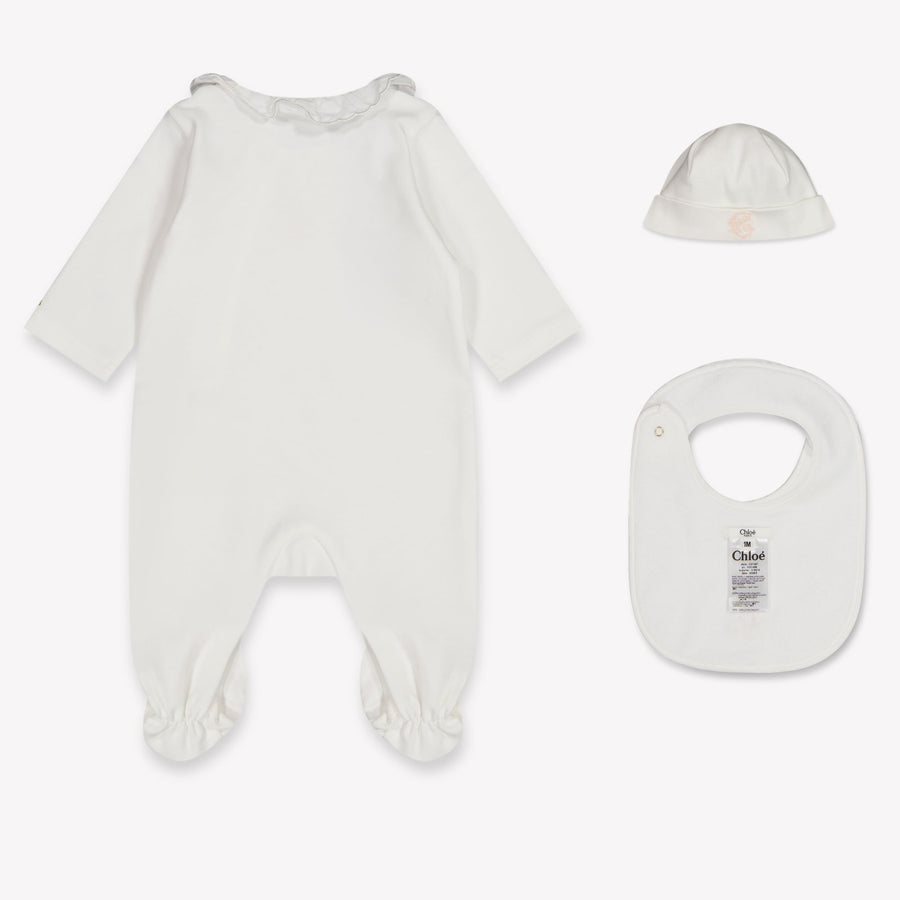 Chloe Baby Meisjes Boxpakje In Wit