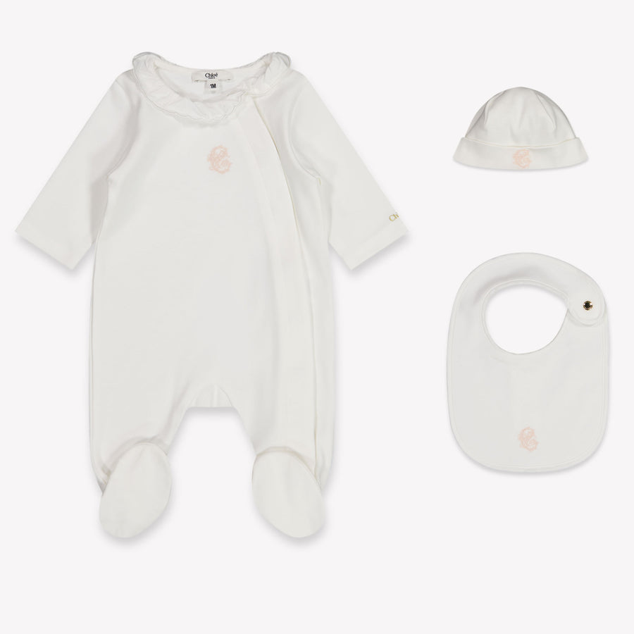 Chloe Baby Meisjes Boxpakje In Wit