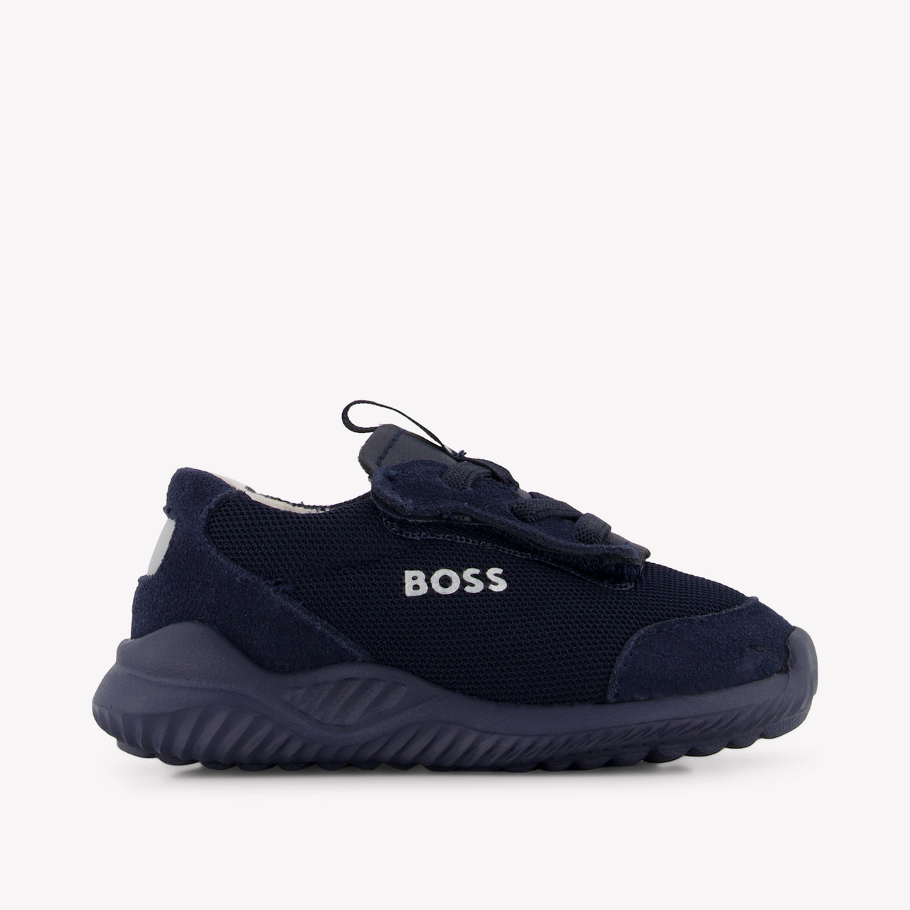 Boss Jongens Sneakers In Navy