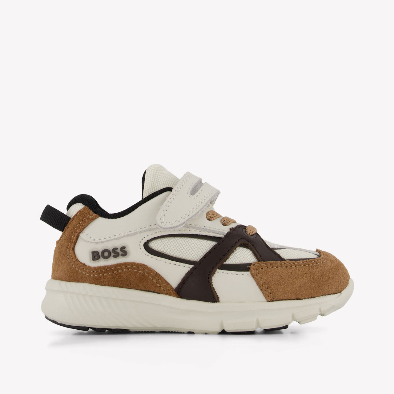 Boss Jongens Sneakers In Beige