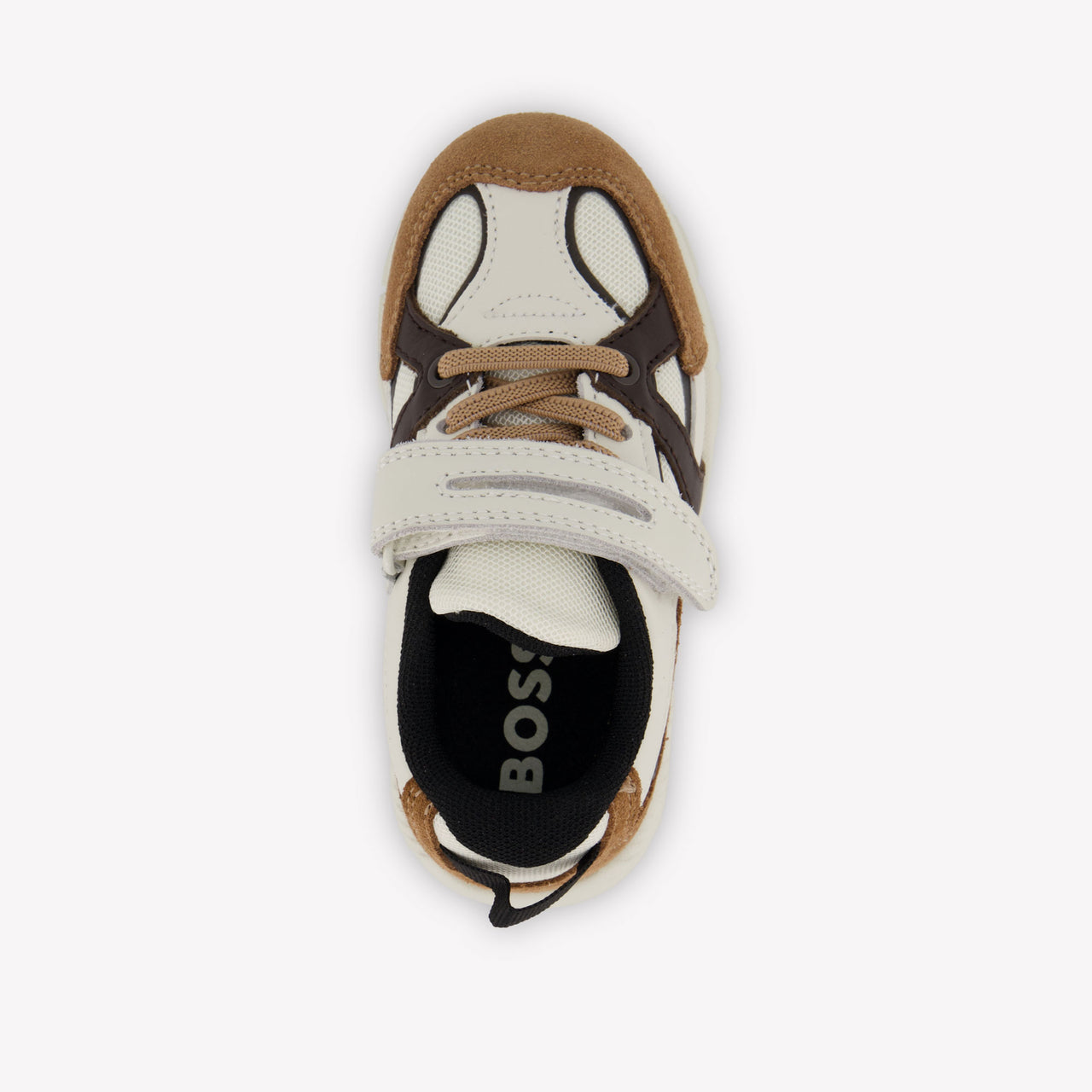 Boss Jongens Sneakers In Beige