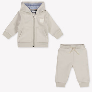 Boss Baby Jongens Joggingpak In Licht Beige