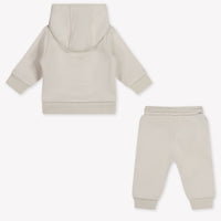 Boss Baby Jongens Joggingpak In Licht Beige