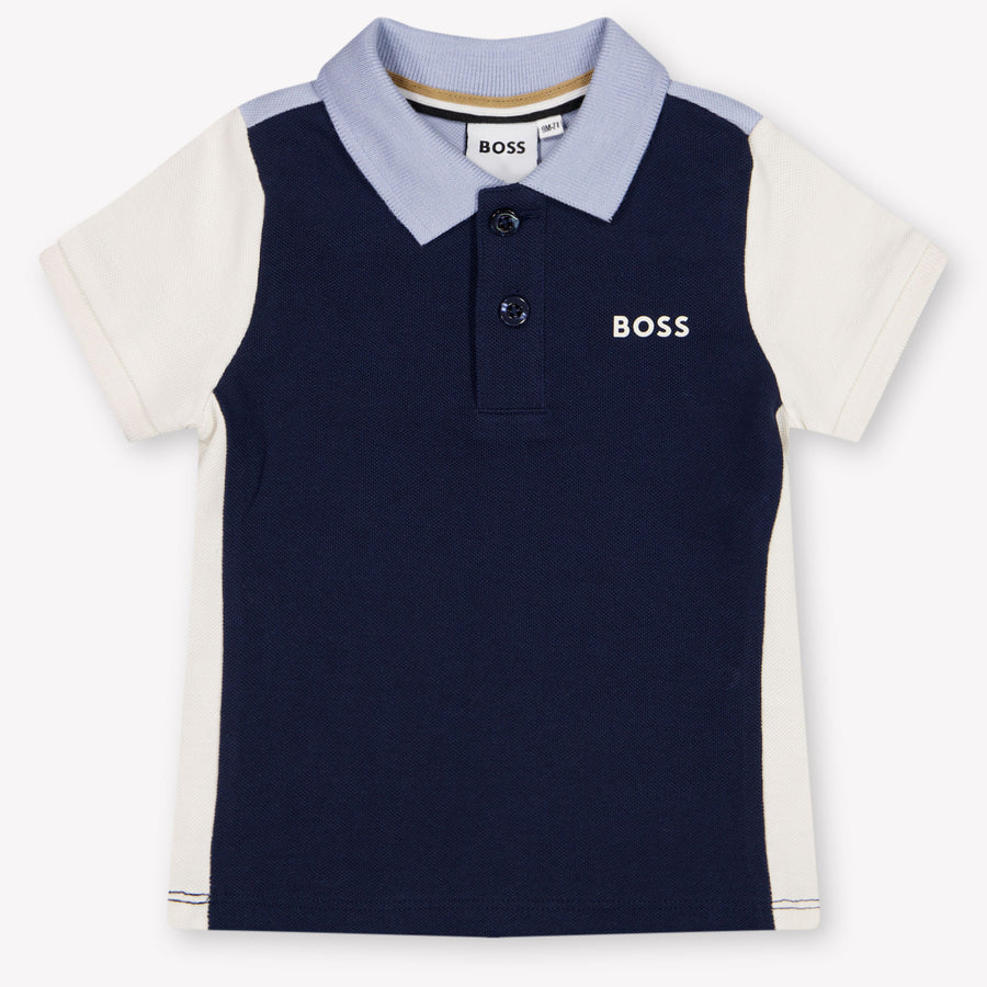 Boss Baby Boys Polo Shirt in Navy