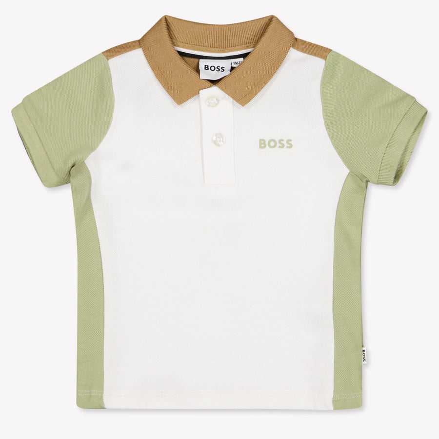 Boss Baby Boys Polo Shirt in White
