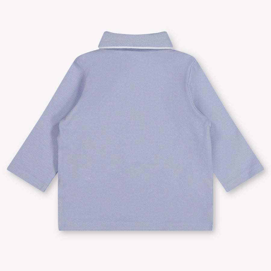 Boss Baby Jongens Polo In Licht Blauw