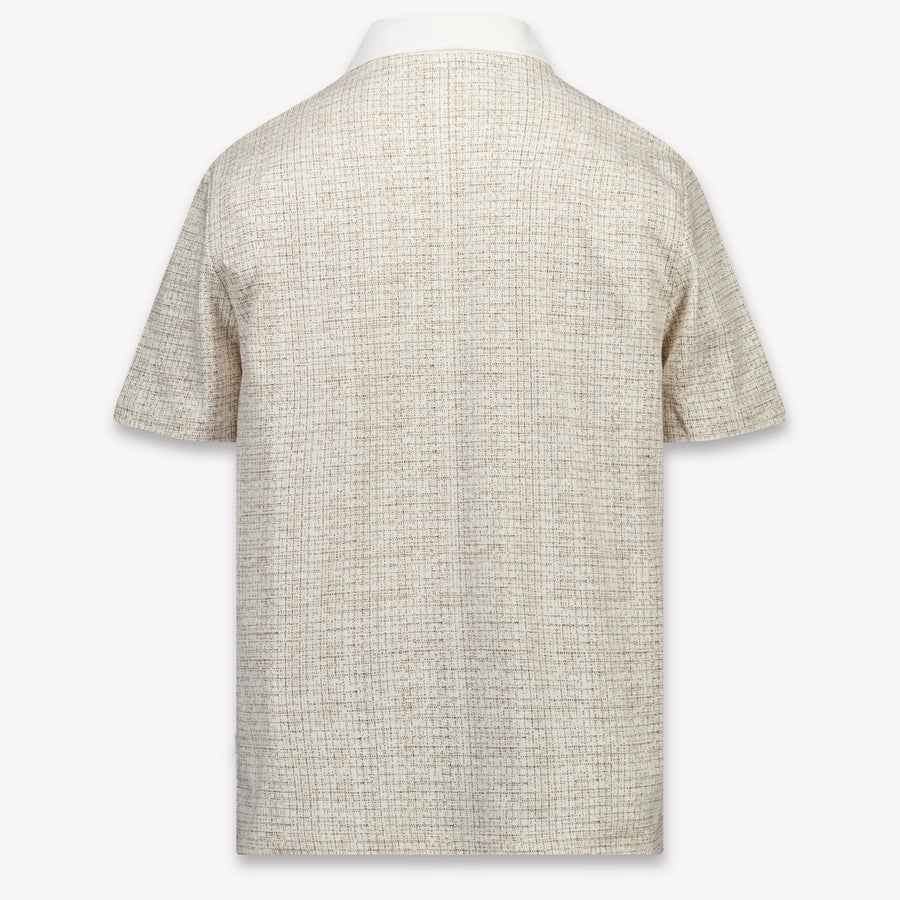 Boss Kinder Jongens Polo In Licht Beige