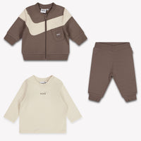 Boss Baby Jongens Joggingpak In Taupe