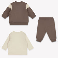 Boss Baby Jongens Joggingpak In Taupe