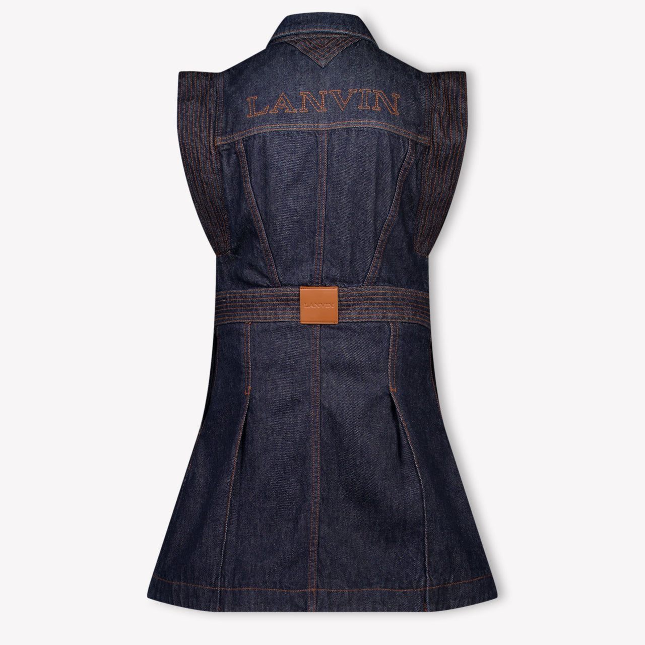 Lanvin Kinder Meisjes Jurk In Jeans