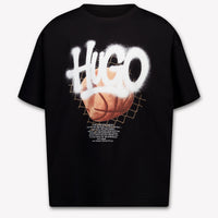 HUGO Kinder Jongens T-Shirt In Zwart