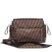 Fendi Baby Unisex Luiertas In Bruin