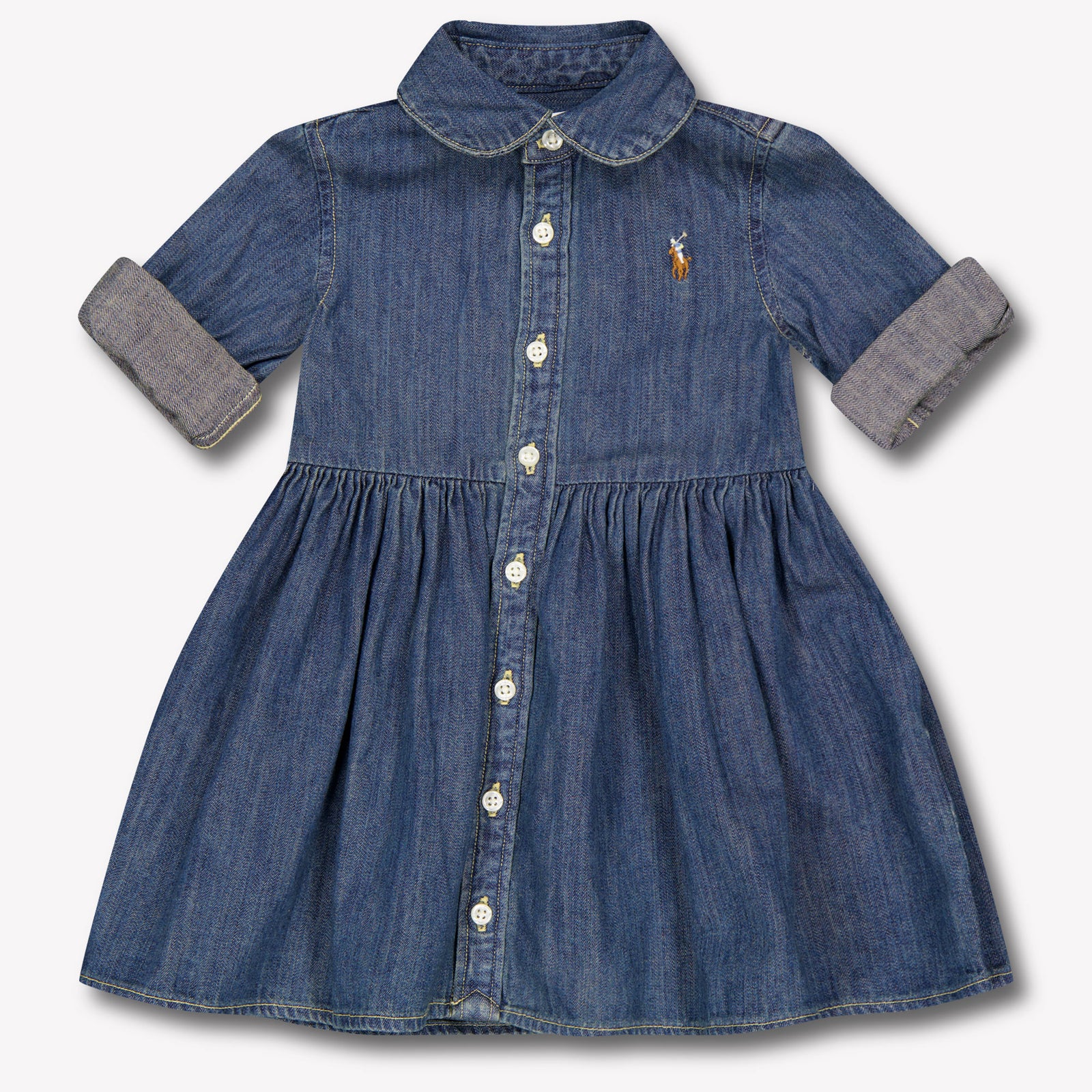 Ralph Lauren Baby Meisjes Jurk In Blauw