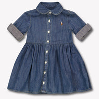 Ralph Lauren Baby Meisjes Jurk In Blauw