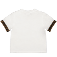 Fendi Baby Unisex T-Shirt Wit