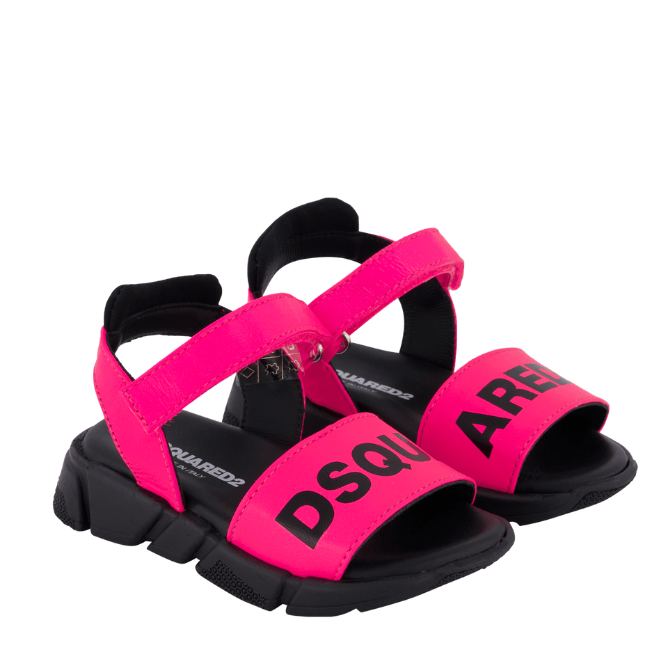 Dsquared2 Kinder Meisjes Sandalen Fluor Roze