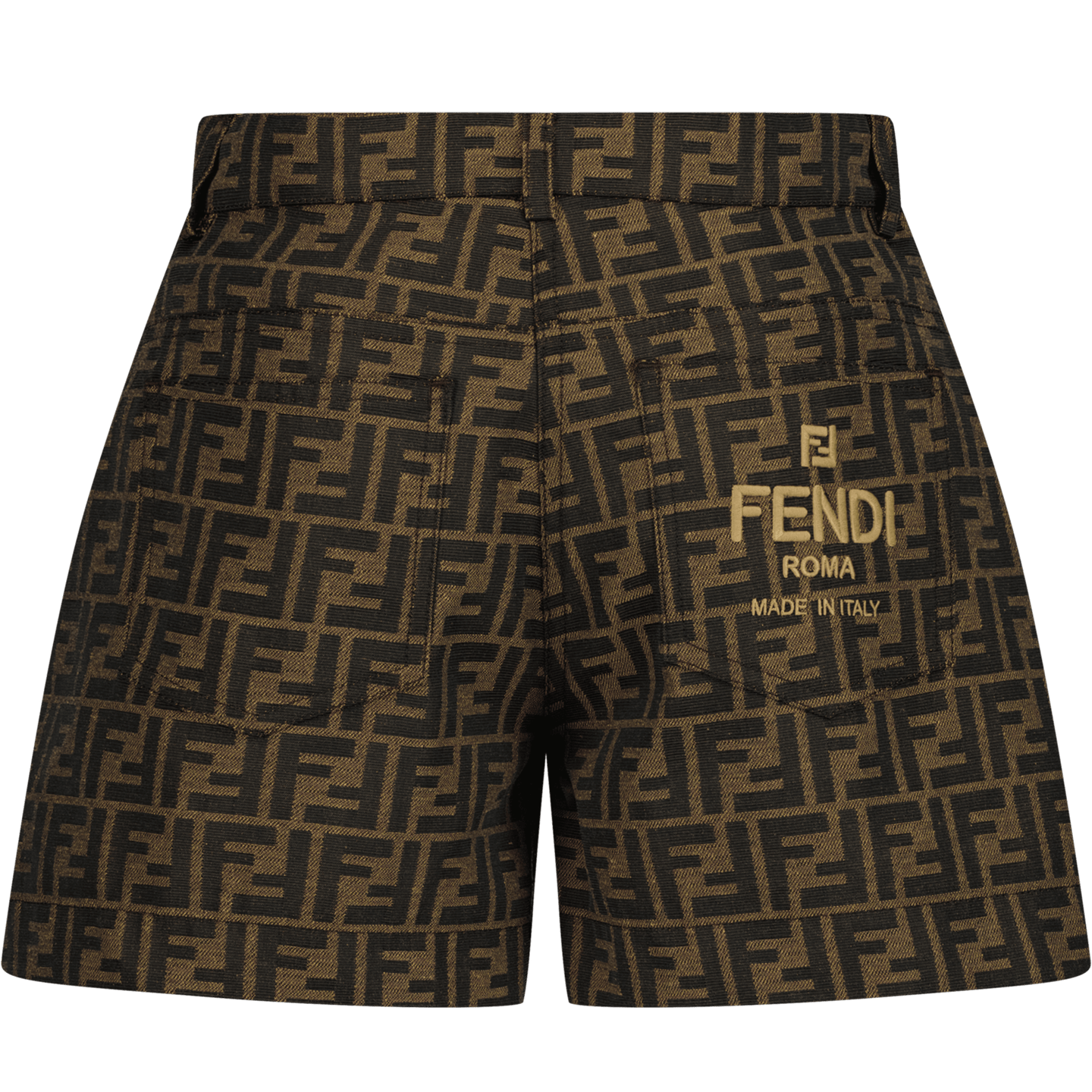 Fendi Kinder Meisjes Shorts Bruin 3Y