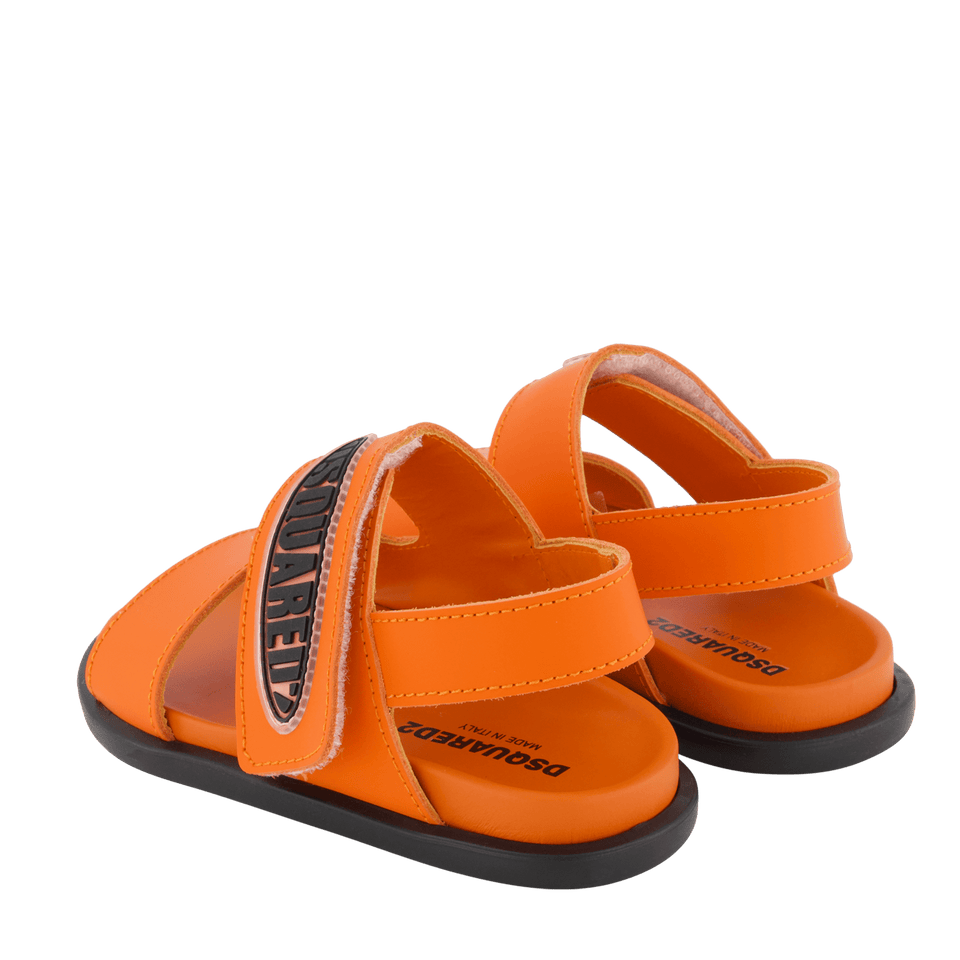 Dsquared2 Kinder Unisex Sandalen Oranje