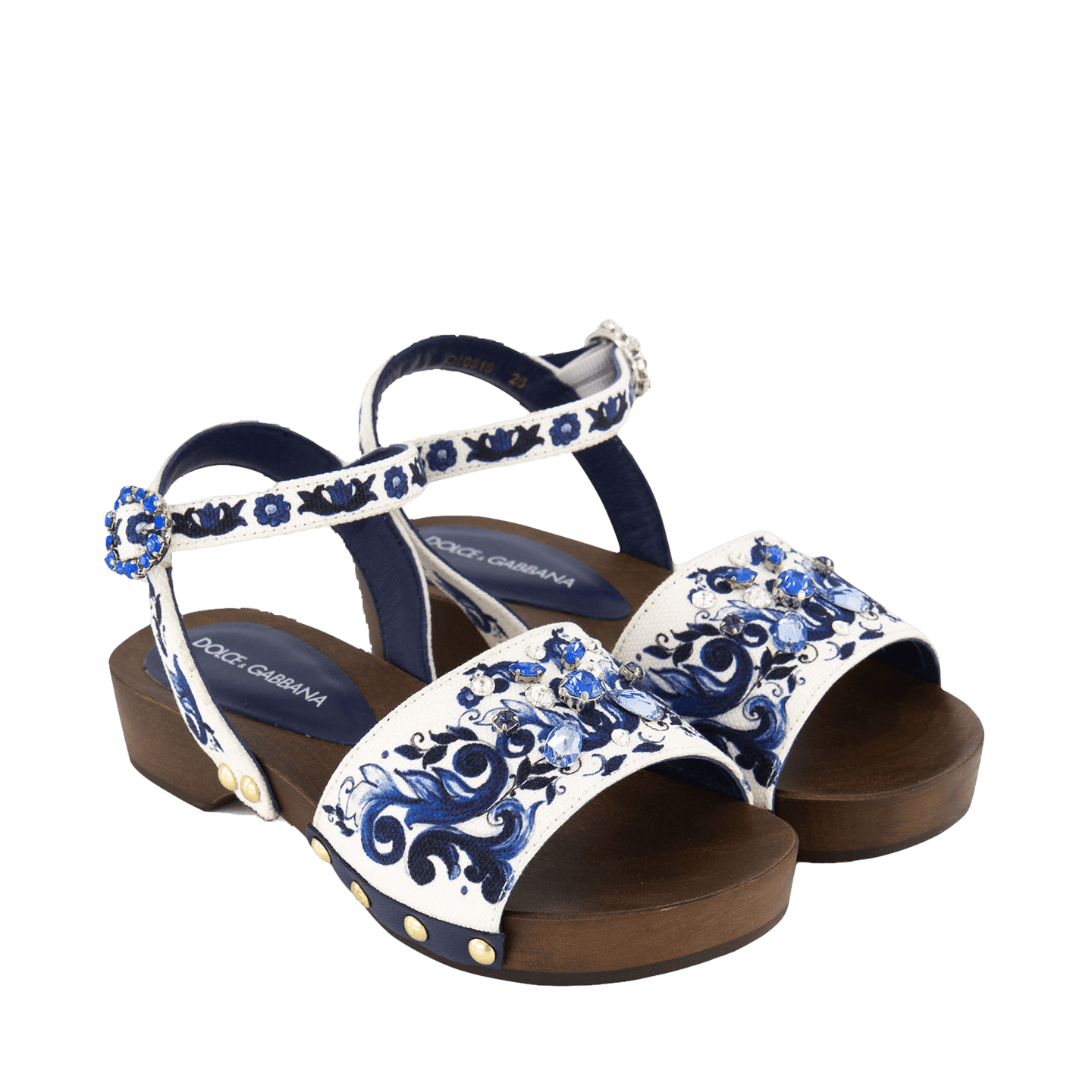 Dolce & Gabbana Kinder Meisjes Sandalen Blauw 25