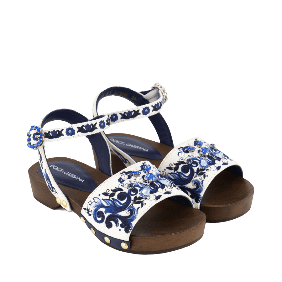 Dolce & Gabbana Girls Sandals Blue