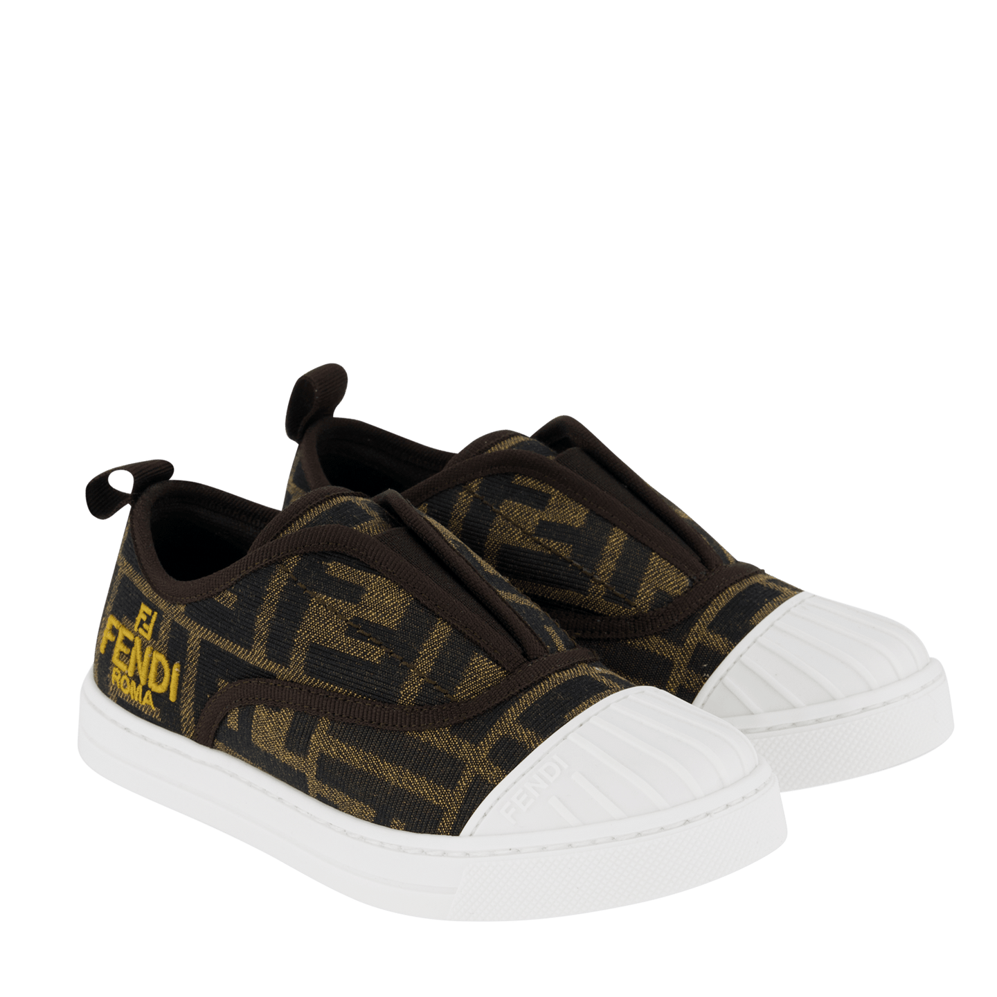 Fendi Kinder Unisex Sneakers Bruin 27