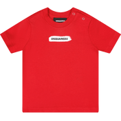 Dsquared2 Baby Unisex T-Shirt Rood