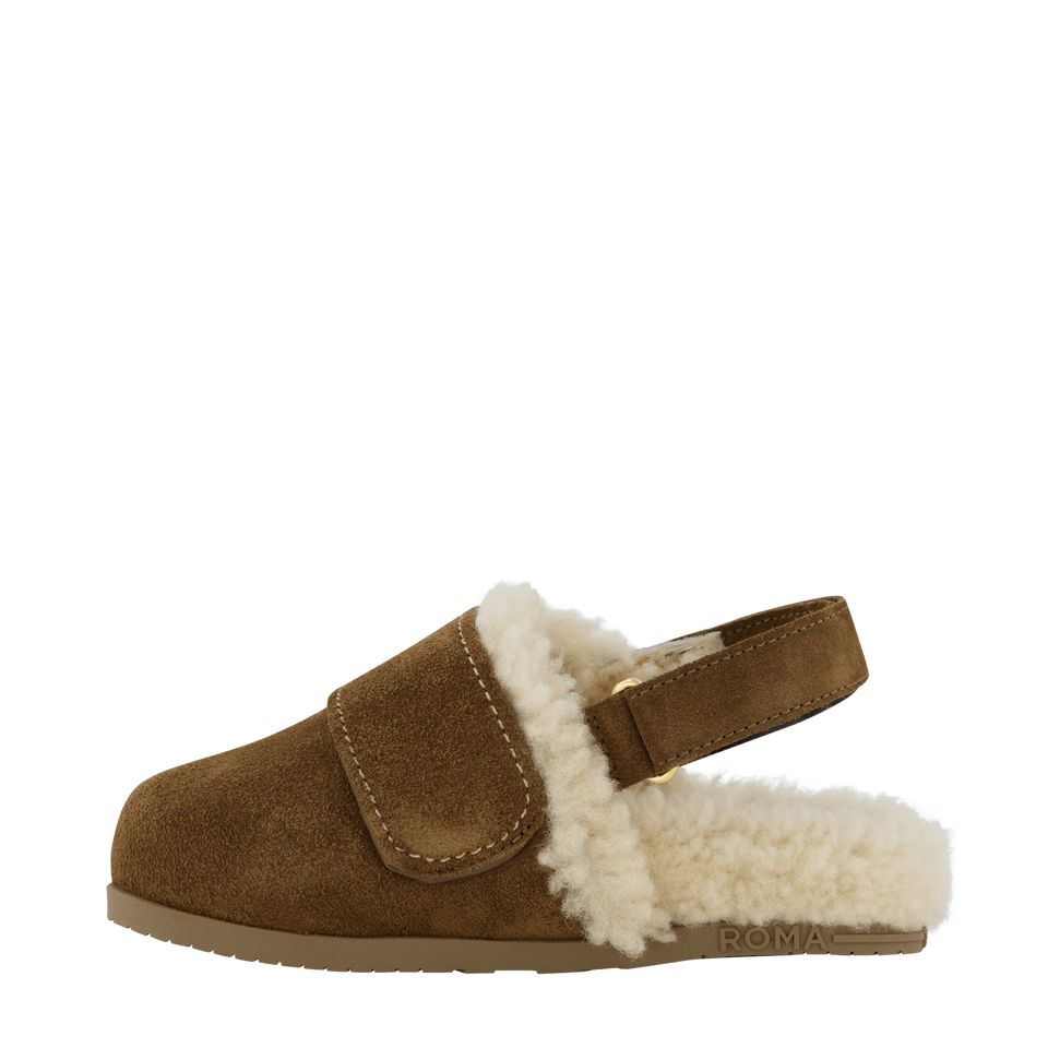 Fendi Kinder Meisjes Sandalen Bruin