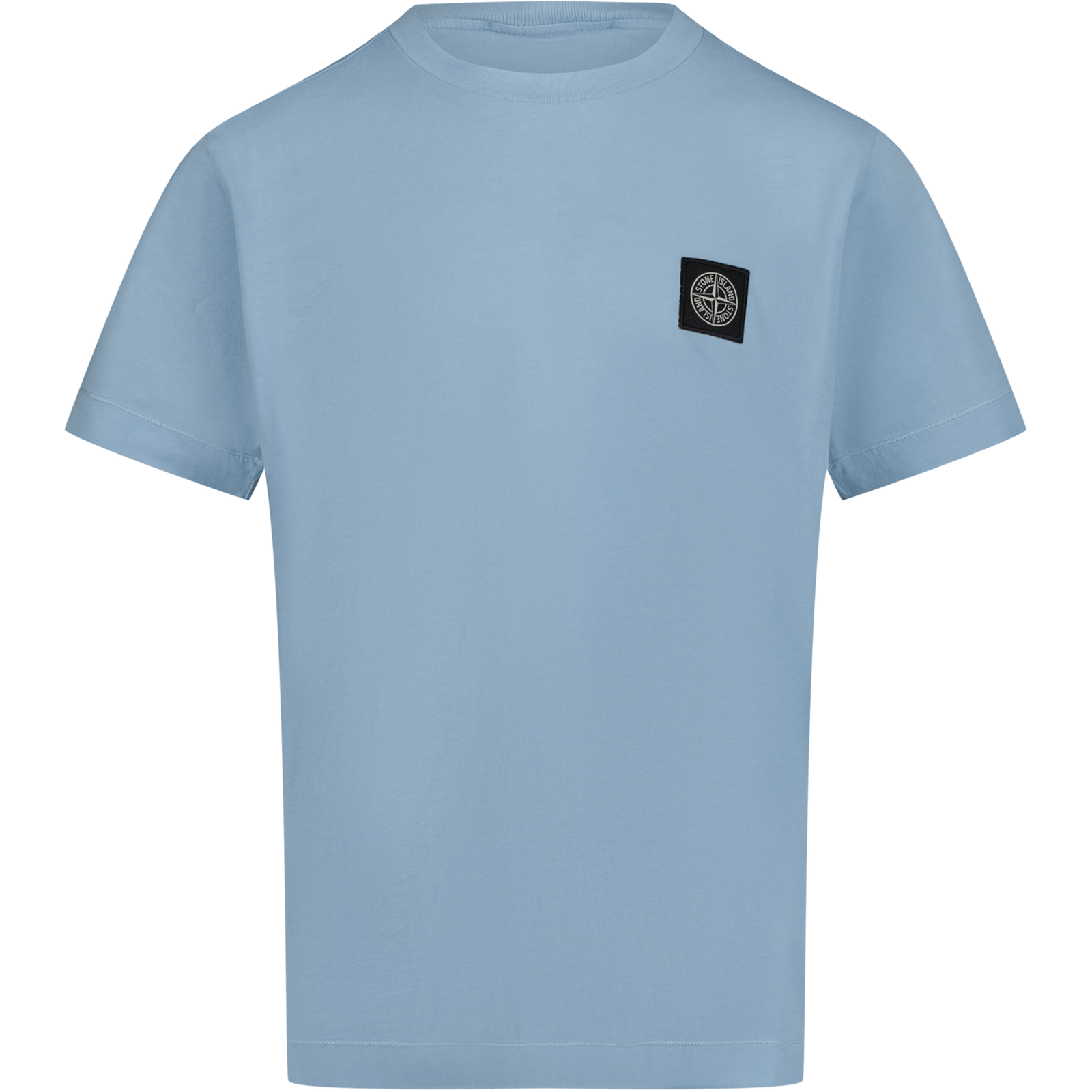 Stone Island Kinder Jongens T-Shirt Licht Blauw 2Y