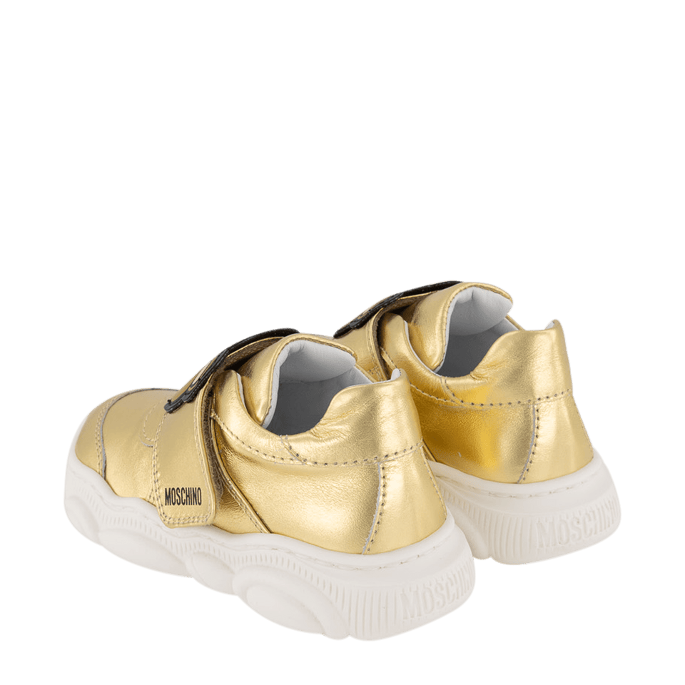 Moschino Kinder Meisjes Sneakers Goud