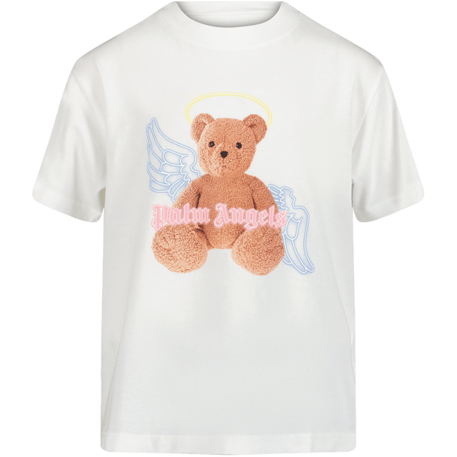 Palm Angels Kinder Meisjes T-Shirt Off White 4Y