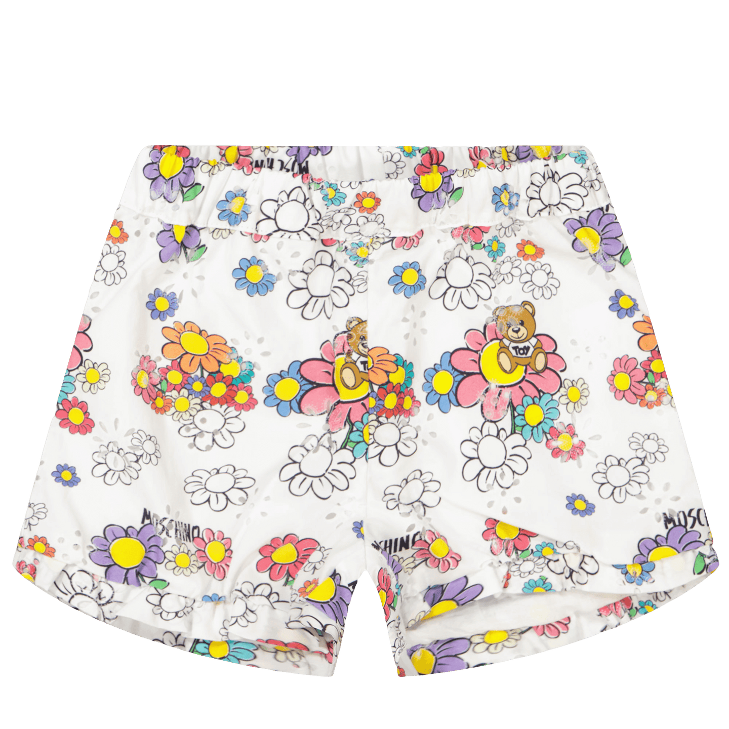 Moschino Baby Meisjes Shorts Wit 3/6