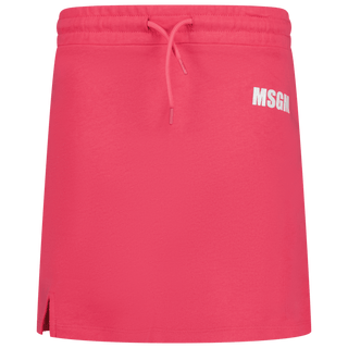 MSGM Kinder Rokje Fuchsia 4Y