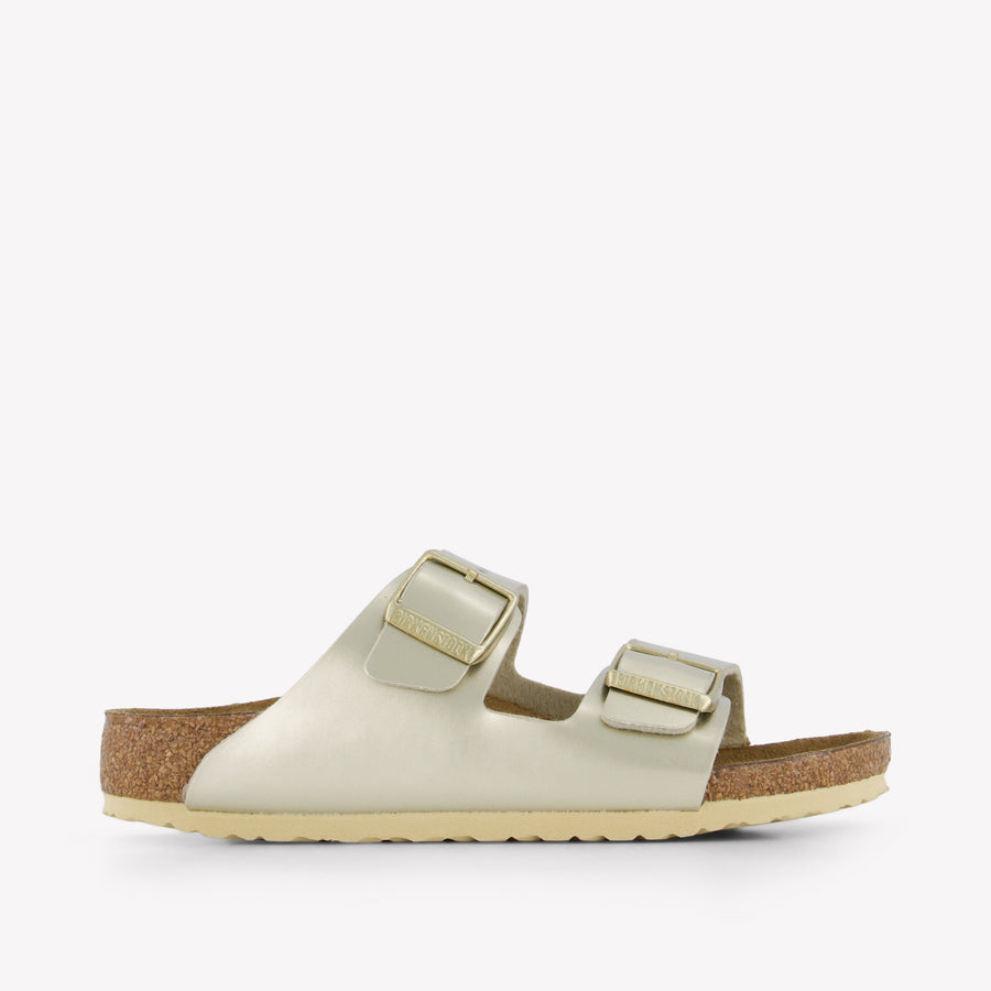 Birkenstock Arizona Kinder Meisjes Slippers In Goud