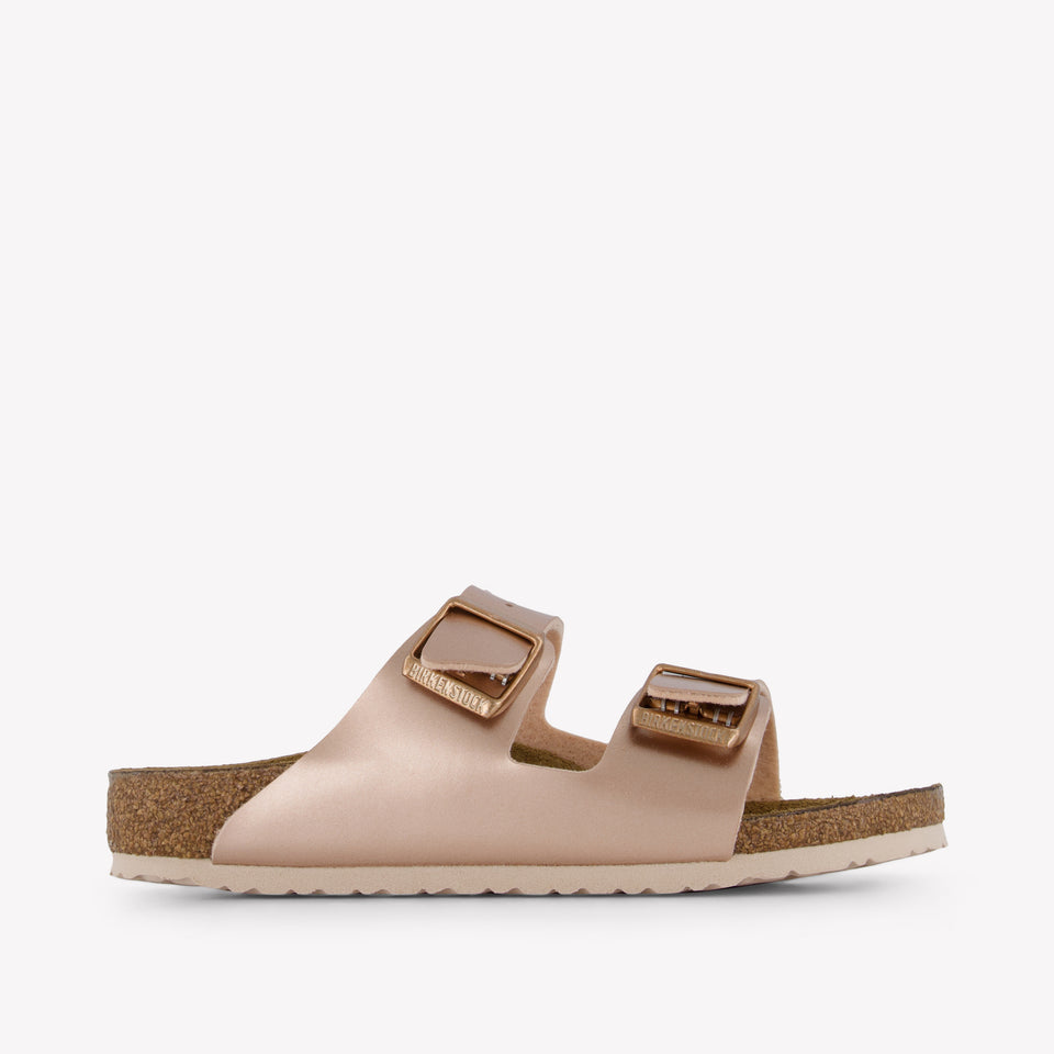 Birkenstock Arizona Meisjes Slippers In Brons