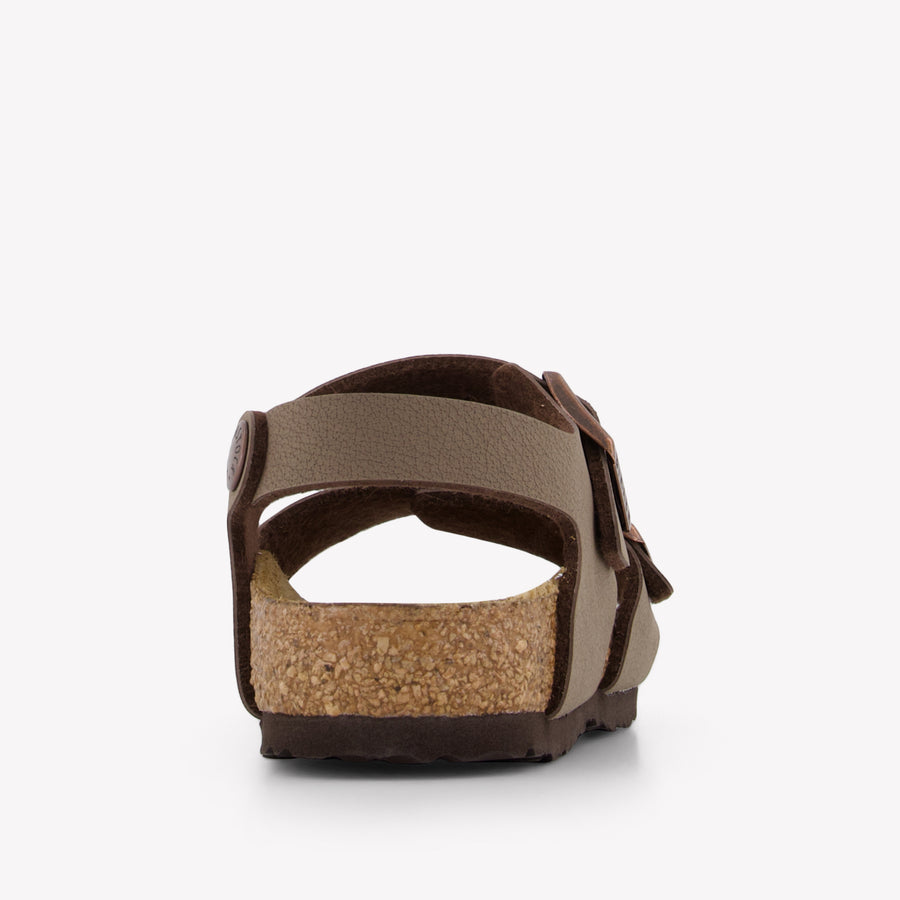 Birkenstock New York Jongens Sandalen In Bruin