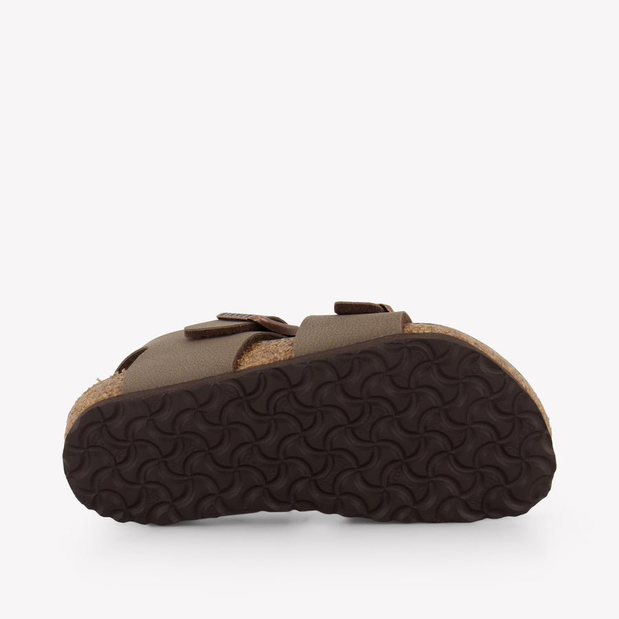 Birkenstock New York Jongens Sandalen In Bruin
