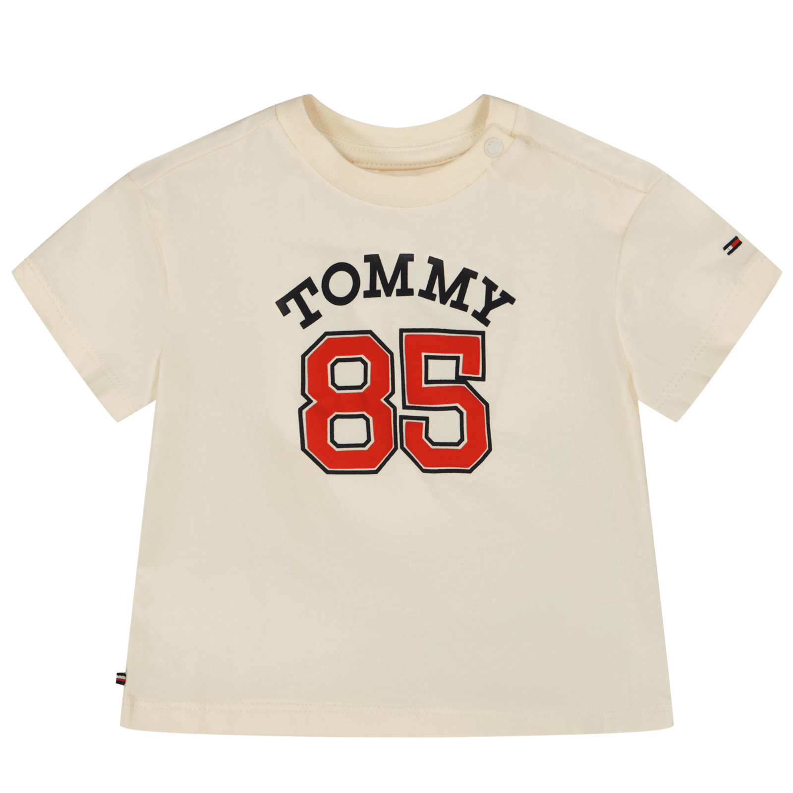 Tommy Hilfiger Baby Jongens T-Shirt Off White 62