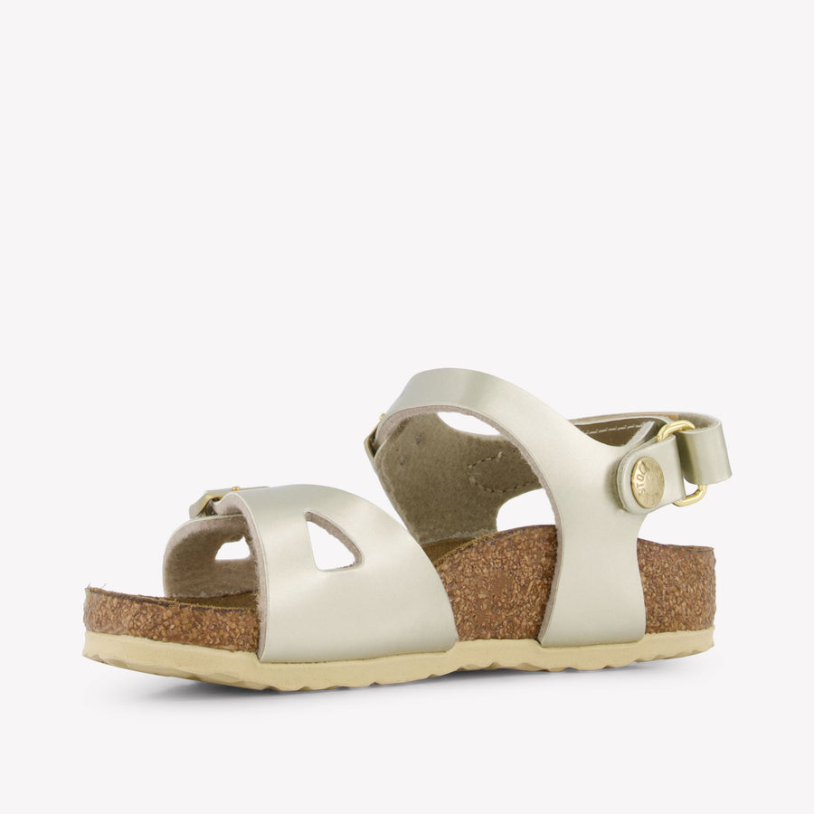 Birkenstock Rio Meisjes Sandalen In Goud