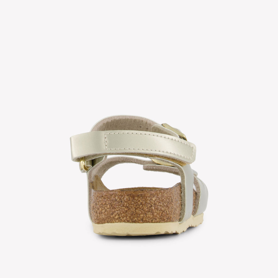 Birkenstock Rio Meisjes Sandalen In Goud